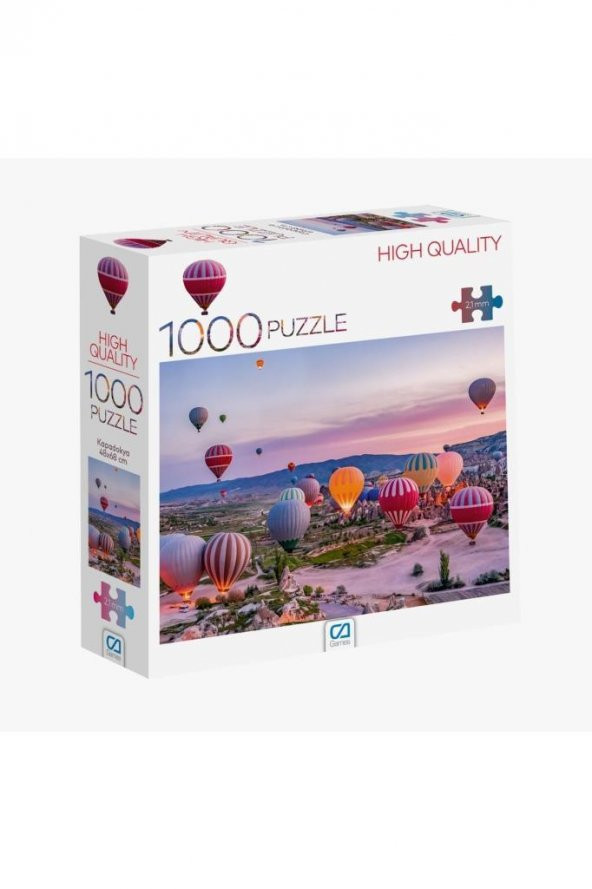 Ca Games 1000 Parça Kapadokya Puzzle 7031, Kapadokya Balonlar Puzzle ürün görseli 1