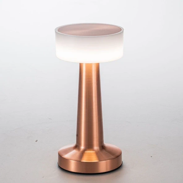 Rose Gold Dokunmatik 3 Kademeli LED Masa Lambası ürün görseli 1