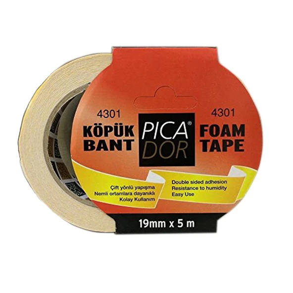 PICADOR KOPUKLU CIFT TARAFLI BANT 19mmX5m (4300) ürün görseli 1