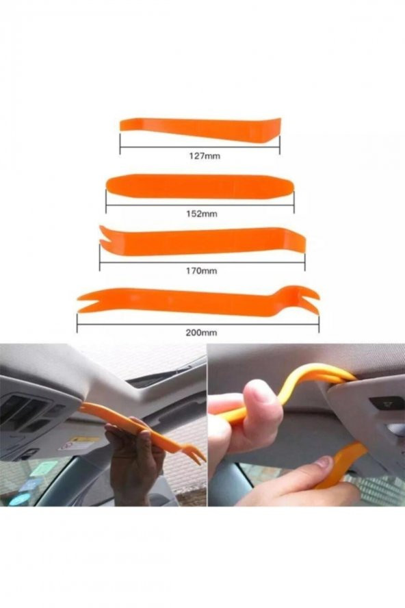 Oto Döşeme Teyp Sökme Aparatı Profesyonel Trim 4lü Set ürün görseli 1
