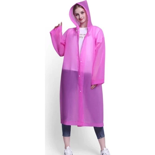 Eleven Market Raıncoat Eva Unisex Pembe Yağmurluk ürün görseli 1