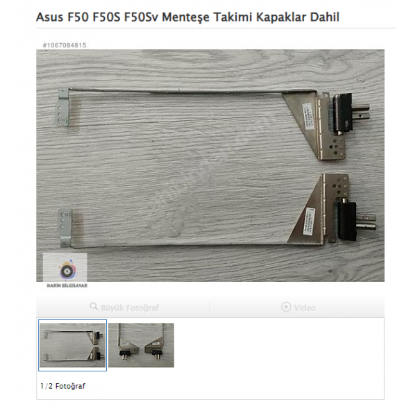Asus F50 F50S F50Sv Menteşe Takimi Kapaklar Dahil ürün görseli 1