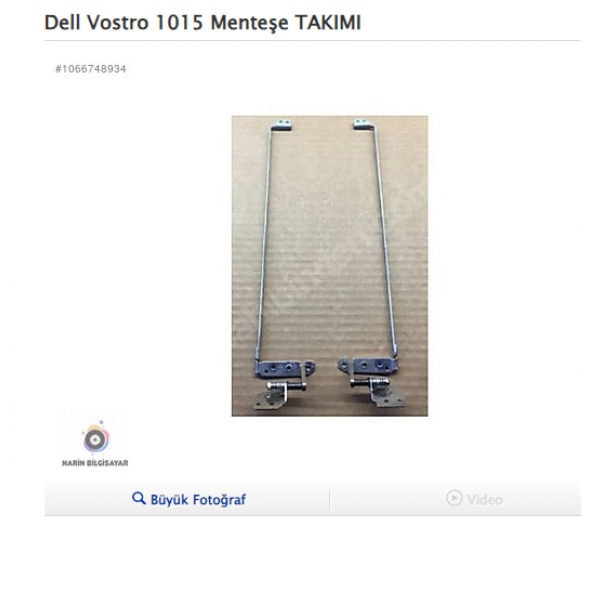 Dell Vostro 1015 Menteşe TAKIMI ürün görseli 1
