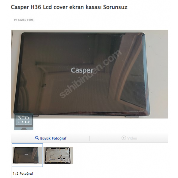 CASPER H36 LCD COVER EKRAN KASASI ürün görseli 1