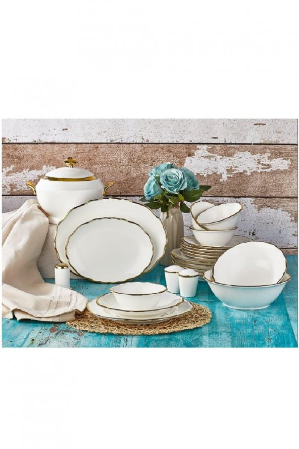 Aryıldız AR40011 60 Parça Prestige Bone Porselen Yemek Takımı ürün görseli 1