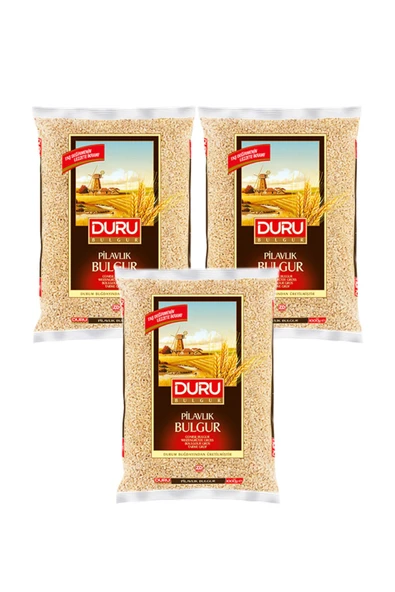 Duru Pilavlık Bulgur 3x1000 Gr ürün görseli 1
