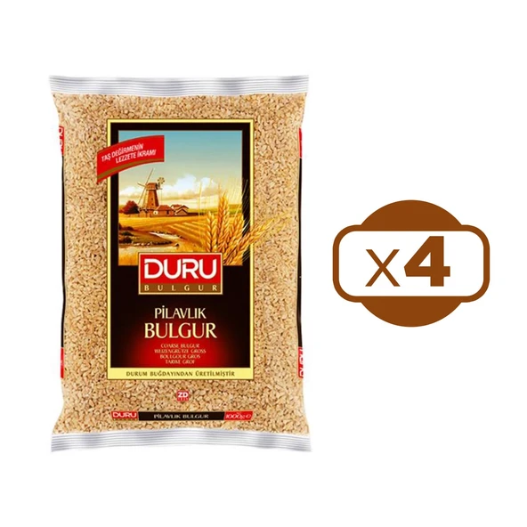 Duru Pilavlık Bulgur 1000 gr X 4 Adet ürün görseli 1