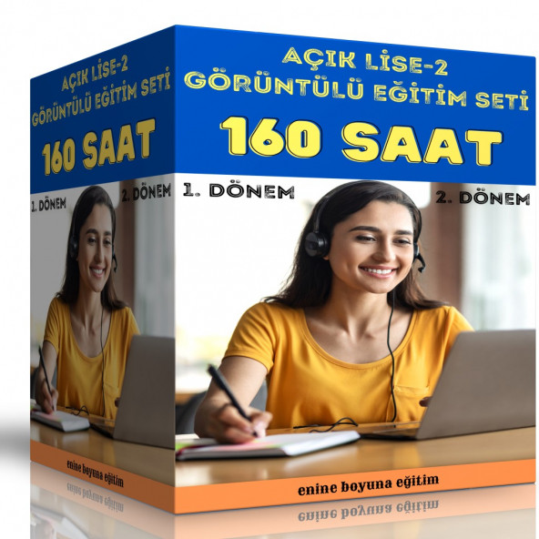 Açık Lise-2 Görüntülü Eğitim Seti (120 Saat Görüntülü Anlatım) ürün görseli 1