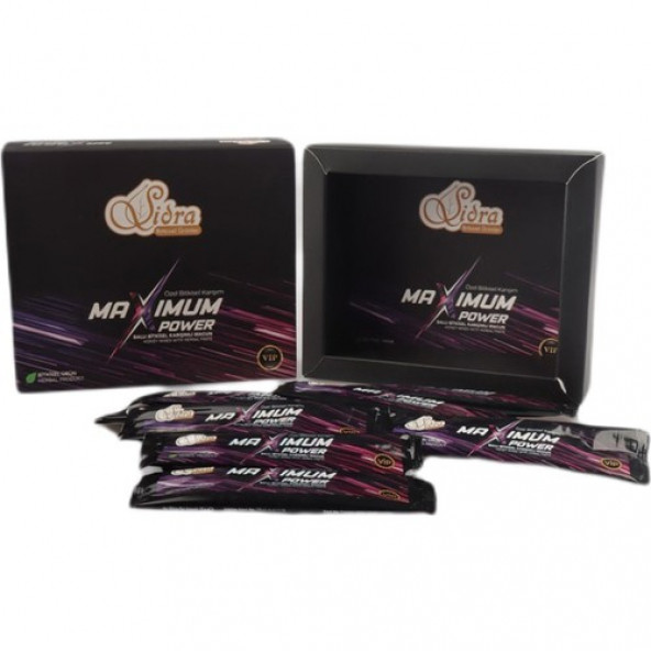 Sidra Maximum Power Macun Stick  Saşe 12gx10 Tek Kullanımlık ürün görseli 1