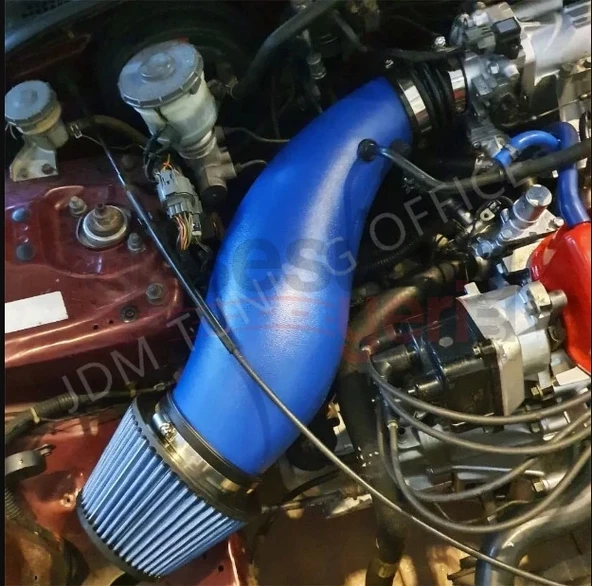 Honda Civic 1992-2000 Simota Big Tube Spor Hava Filtresi Mavi Renk ürün görseli 1