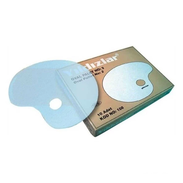Yıldızlar Oval Palet No:2 - Resim 2