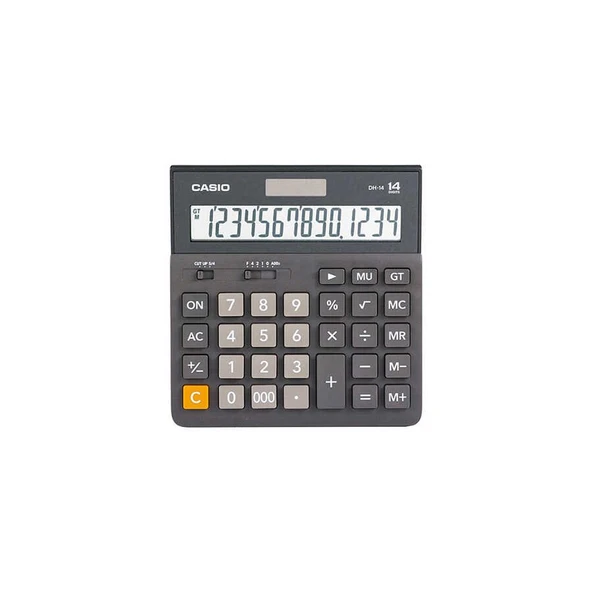 Casio DH14 Hesap Makinesi 14 Hane Pilli Güneş Enerjili ürün görseli 1
