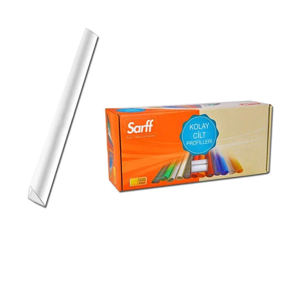 Sarff Sırtlık 6 mm Şeffaf 100'lü - Resim 2