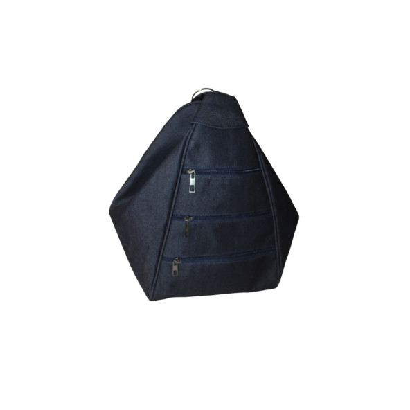 Denim Kumaş Kadın Sırt  ve Omuz Çantası Lacivert ÇntKotSakaLcvrt006 ürün görseli 1