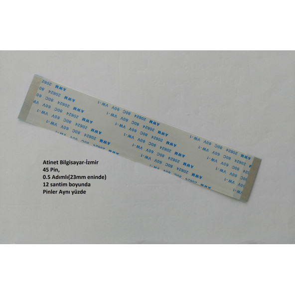 Awm 20624 80C 60V Vw-1 Flex Şerit Kablo 45 Pin 15Cm 45-0.5-12A ürün görseli 1