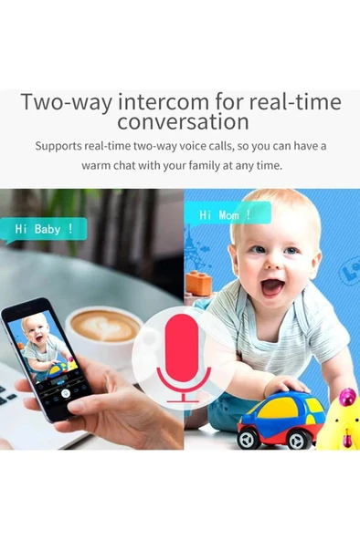 Blic Wireless Network IP Akıllı Kamera BLM-08 - Resim 5