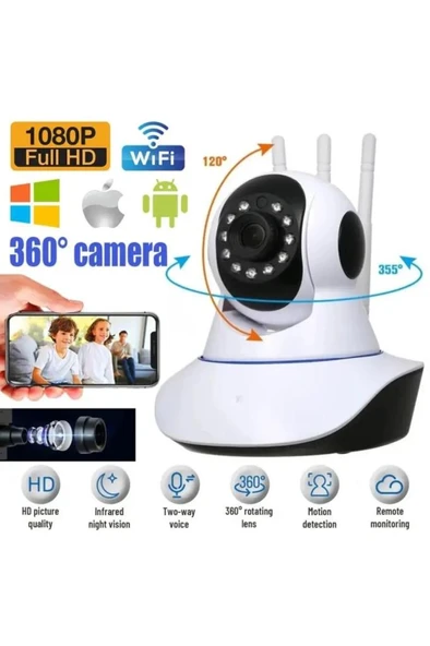 Blic Wireless Network IP Akıllı Kamera BLM-08 - Resim 4