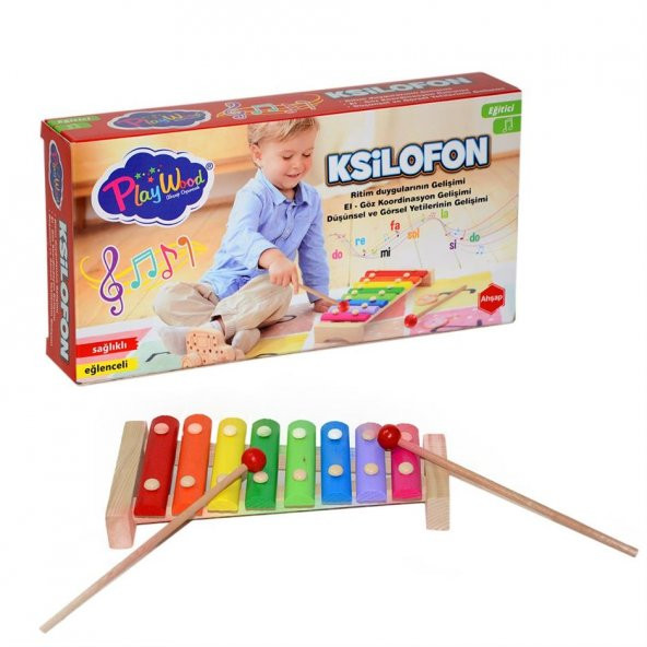 Playwood Ahşap Ksilofon ONY-308 - Resim 2