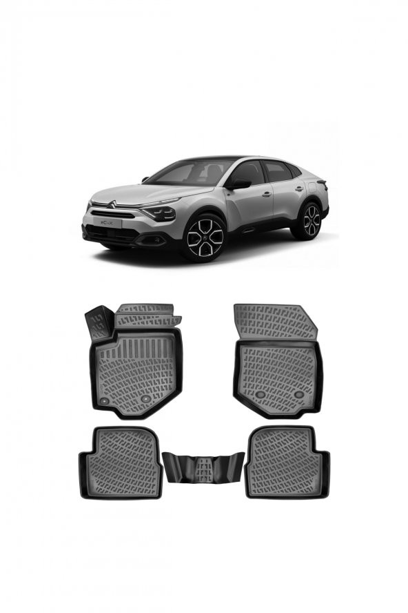 Rizline Citroen C4x 2023 Sonrası 3d Havuzlu Paspas Siyah SRIZLINEPASPAS1001646 ürün görseli 1