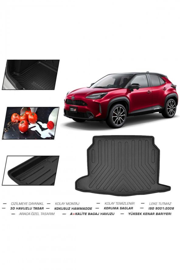 OtoLine Toyota Yaris 2022 Sonrası Bagaj Havuzu ürün görseli 1