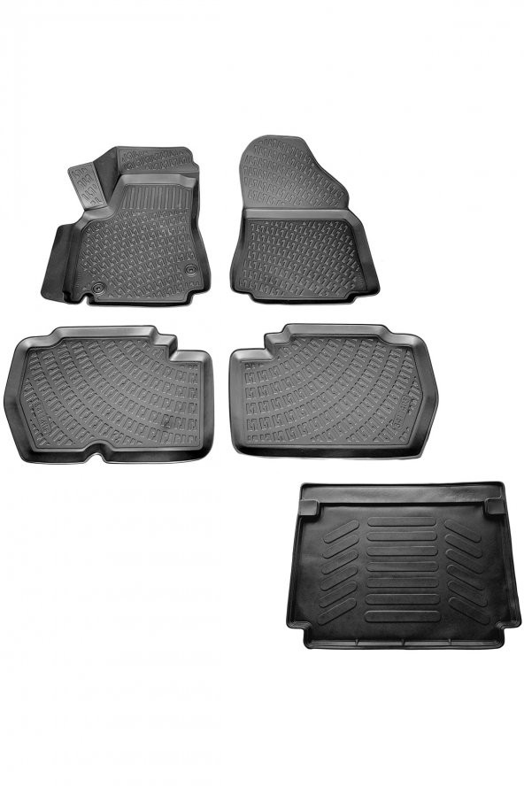 caraks Peugeot Partner Tepee 110 Luk 3d Havuzlu Paspas + 3d Bagaj Havuzu 2008-2020 Arası ürün görseli 1