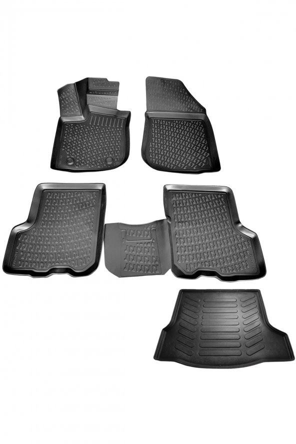 caraks Renault Symbol 3d Havuzlu Paspas + 3d Bagaj Havuzu 2013 Sonrası ürün görseli 1