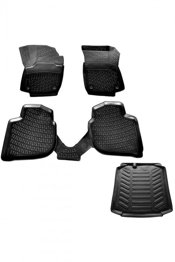 caraks Seat Toledo 3d Havuzlu Paspas + 3d Bagaj Havuzu 2013-2020 Arası Marka ürün görseli 1