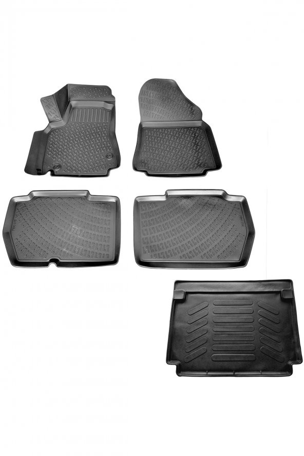 caraks Peugeot Partner Tepee 90 Lık 3d Havuzlu Paspas + 3d Bagaj Havuzu 2008-2020 Arası Marka ürün görseli 1