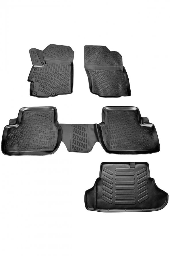 caraks Mitsubishi Lancer 3d Havuzlu Paspas + 3d Bagaj Havuzu 2008-2015 Arası Marka ürün görseli 1