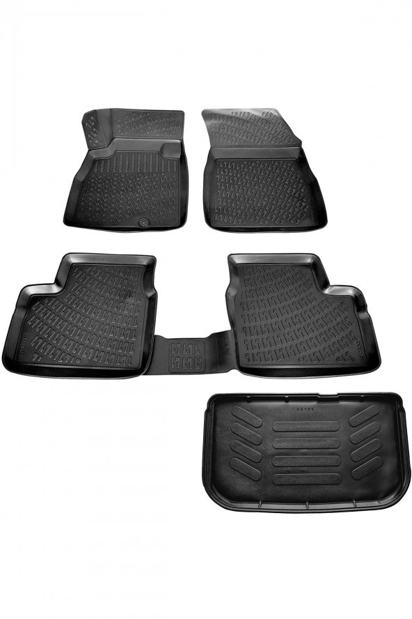 caraks Nissan Micra 3d Havuzlu Paspas + 3d Bagaj Havuzu 2011-2016 Arası ürün görseli 1
