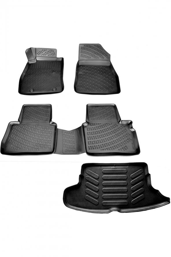 caraks Nissan Juke 3d Havuzlu Paspas + 3d Bagaj Havuzu 2010-2014 Arası ürün görseli 1