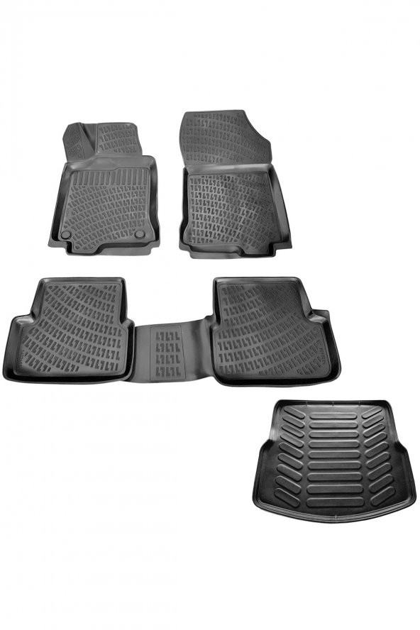 caraks Renault Laguna 3 3d Havuzlu Paspas + 3d Bagaj Havuzu 2008-2015 Arası ürün görseli 1