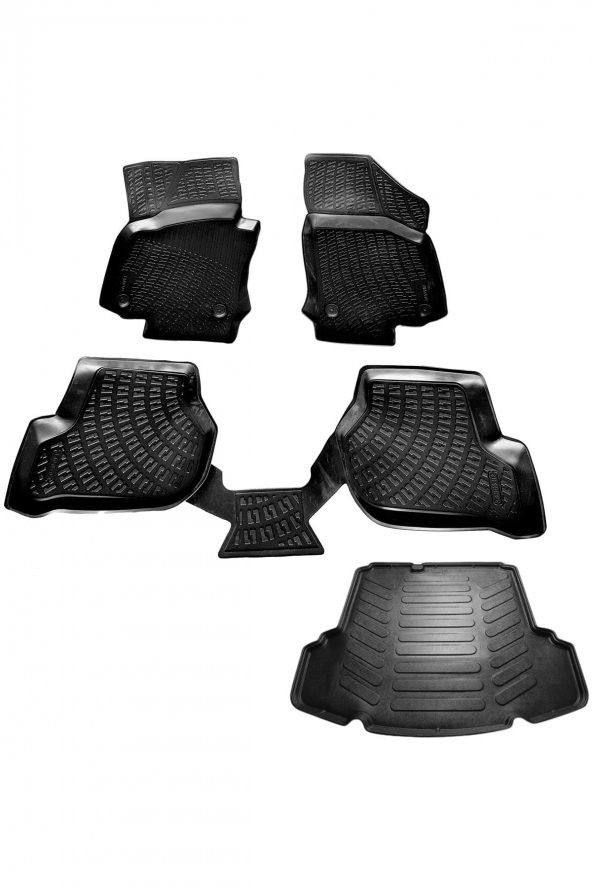 caraks Vw Jetta 3d Havuzlu Paspas + 3d Bagaj Havuzu 2005-2010 Arası ürün görseli 1