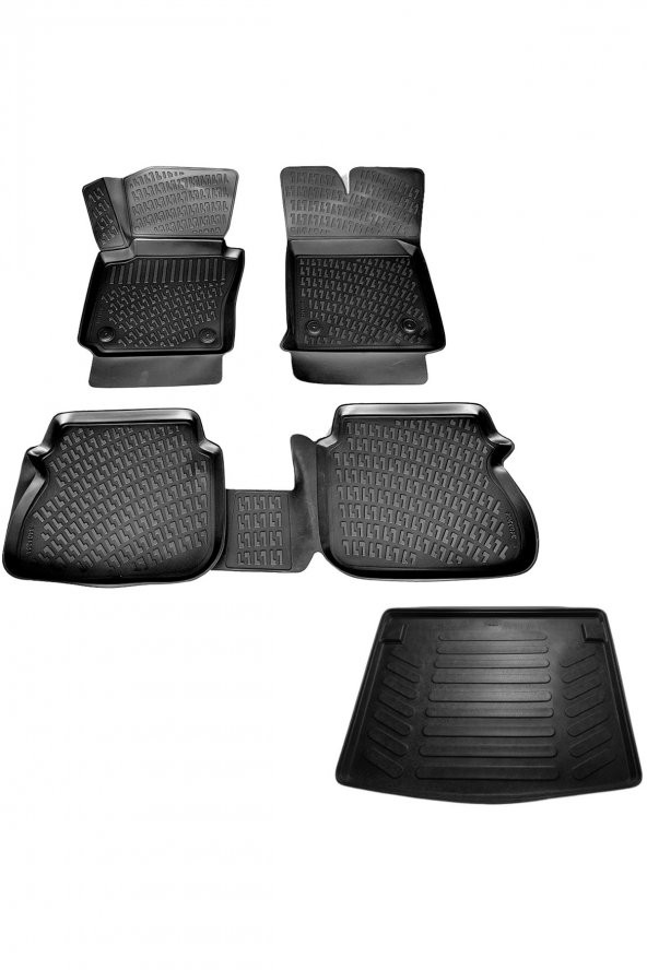 Rizline Vw Caddy 3d Havuzlu Paspas ve  3d Bagaj Havuzu 2010-2015 Arası ürün görseli 1