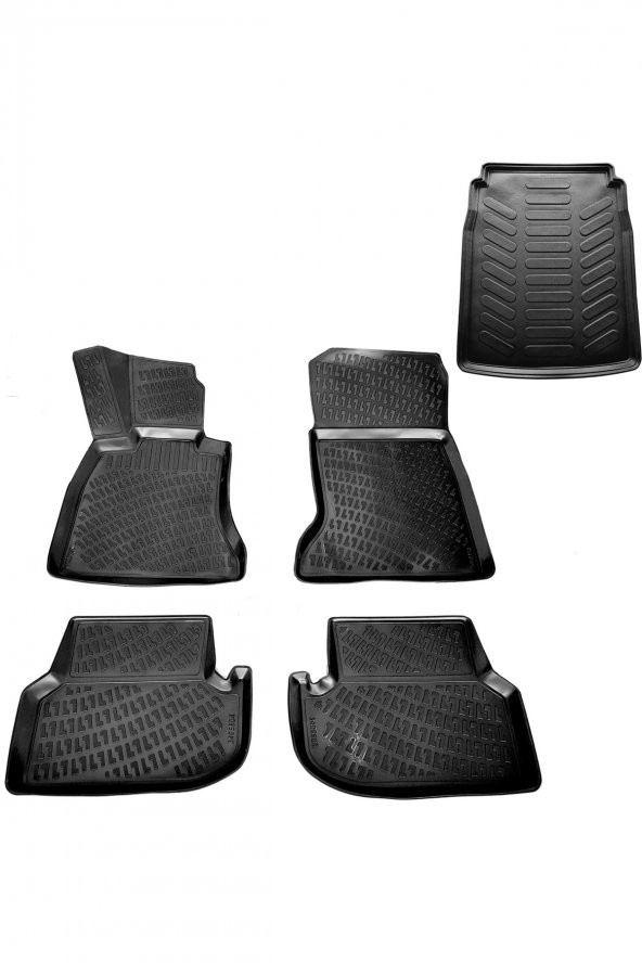 caraks Bmw F10 5 Serisi 3d Havuzlu Paspas + 3d Bagaj Havuzu 2013-2020 Arası ürün görseli 1