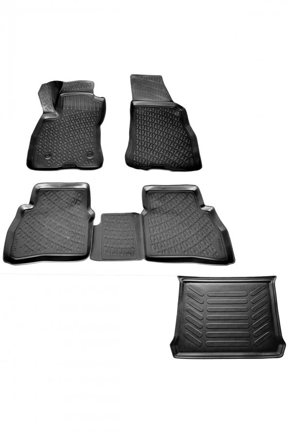 caraks Fiat Doblo 2 3d Havuzlu Paspas + 3d Bagaj Havuzu 2010-2020 Arası ürün görseli 1