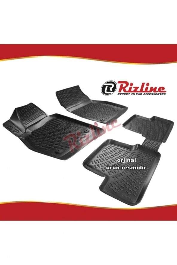 Rizline Opel Astra J 3d Paspas Havuzlu Siyah Sedan 2012-2019 Arası 4 Prç ürün görseli 1