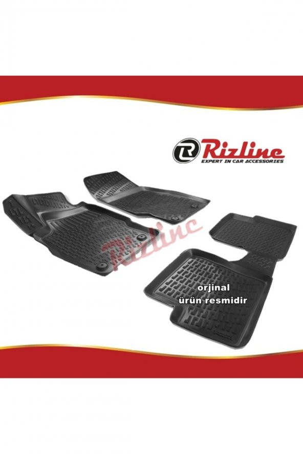Rizline Opel Corsa D 3d Paspas Havuzlu Siyah Hb 2006-2014 Arası 4 Prç ürün görseli 1