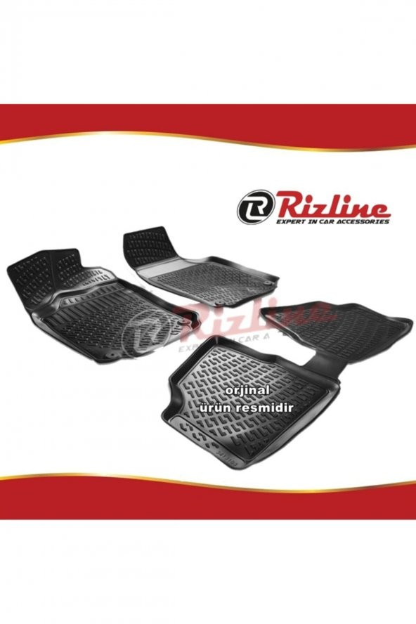 Rizline Opel Corsa C 3d Paspas Havuzlu Siyah Hb 2000-2005 Arası 4 Prç ürün görseli 1