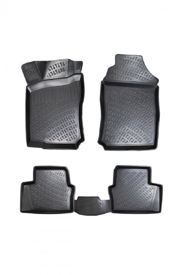 Friemats Opel Vectra B 3d Havuzlu Paspas Siyah 1995 - 2002 Arası 4 Parça Set - ürün görseli 1