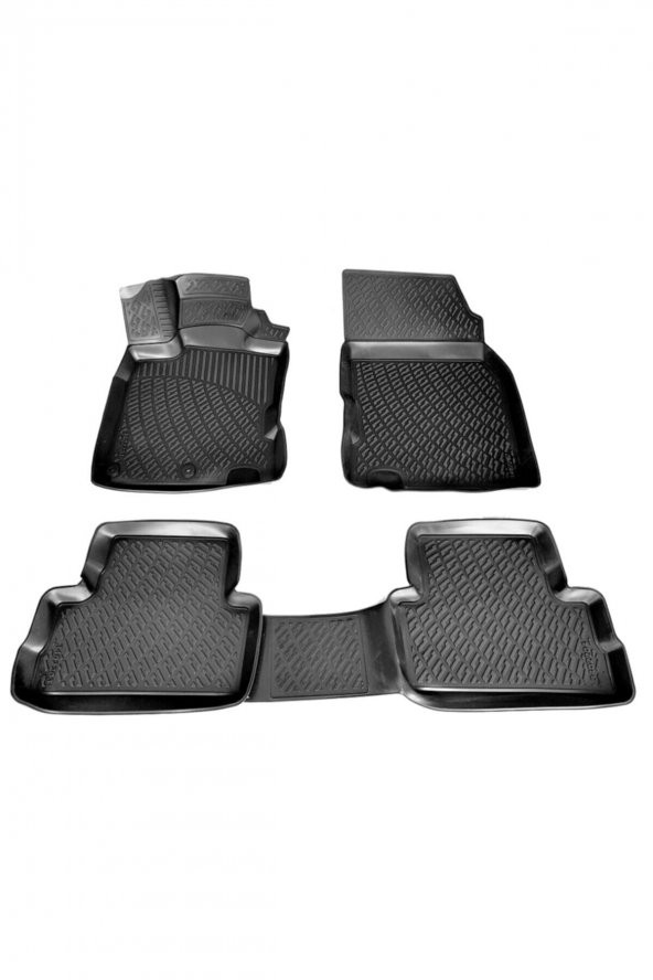 Rizline Nissan Qashqai 3d Paspas Havuzlu 2007 - 2014 Arası Siyah 4 Parça Set 8694449747274 ürün görseli 1