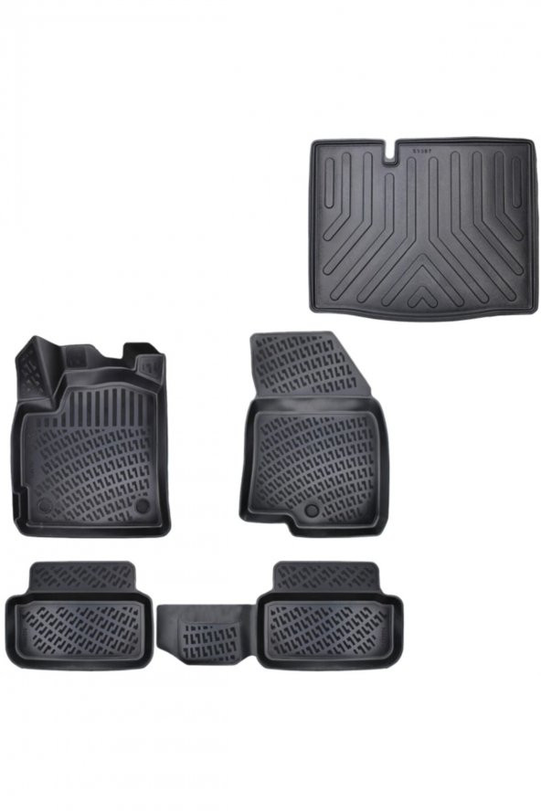 caraks Stepway Comfort 3d Paspas + Bagaj Havuzu 2021 Sonrası Marka-noyaglobaloto ürün görseli 1