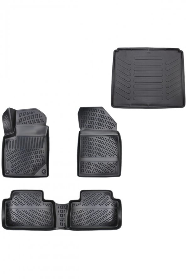 caraks Peugeot 407 3d Paspas + Bagaj Havuzu 2005 - 2010 Arası Marka-otosanalmarket ürün görseli 1
