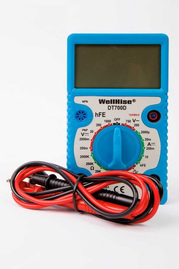 WellHise DT-700D Geniş Ekran Multimetre Ölçü Aleti Avometre ürün görseli 1
