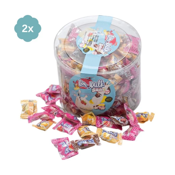 Elvan Dr. Milk Shake Mix Şeker 800 gr x 3 - Resim 2