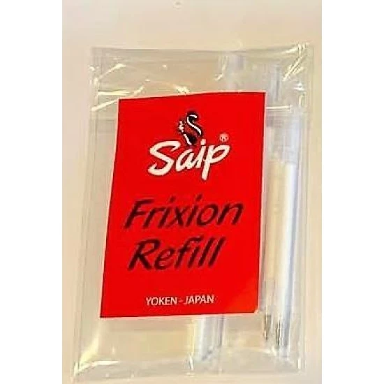 Saip Frixion Kalem Seti BEYAZ (Bir Kalem 5 Yedek) ürün görseli 1