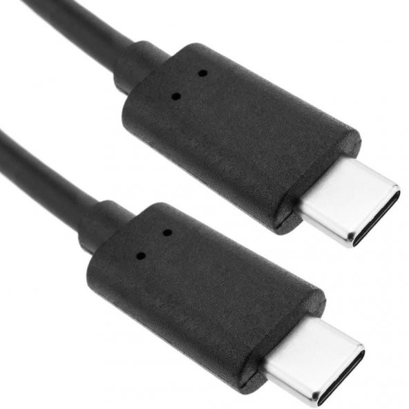 Type C To Type Erkek Erkek Data Şarj Kablosu 1 Metre ürün görseli 1