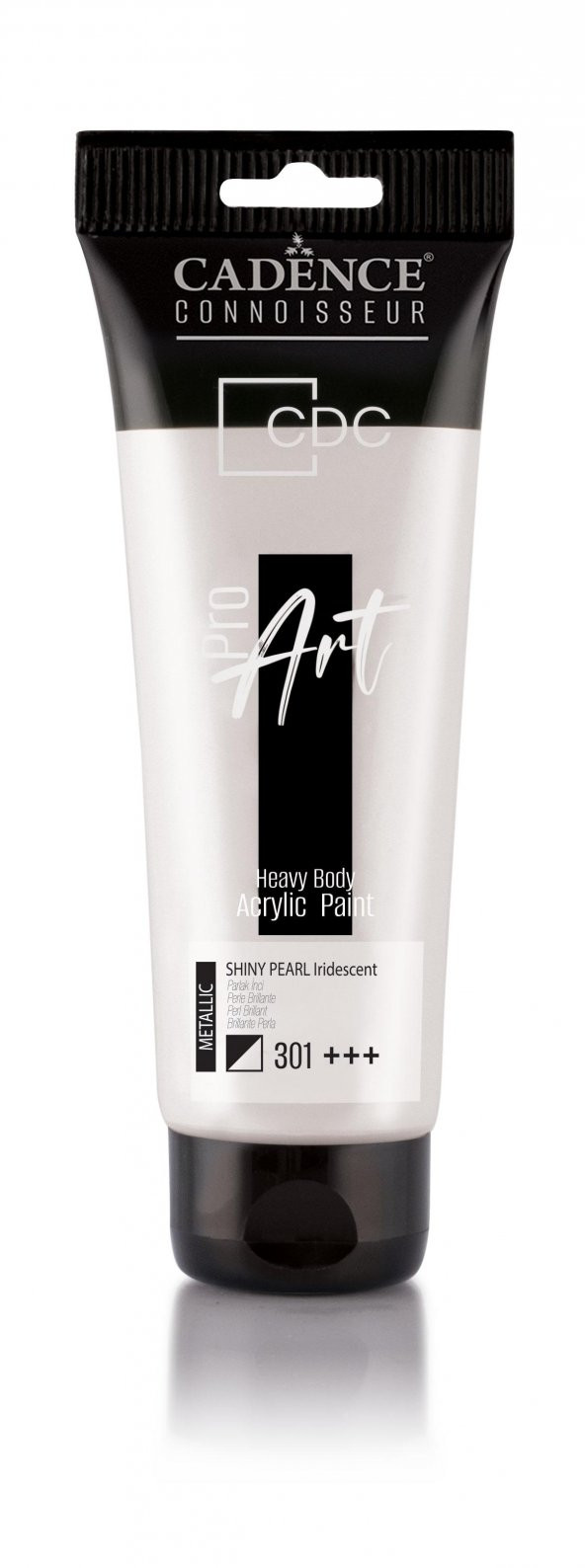 PROART HEAVY BODY  METALİK AKRİLİK BOYA PRM-301 PARLAK İNCİ 120ML ürün görseli 1