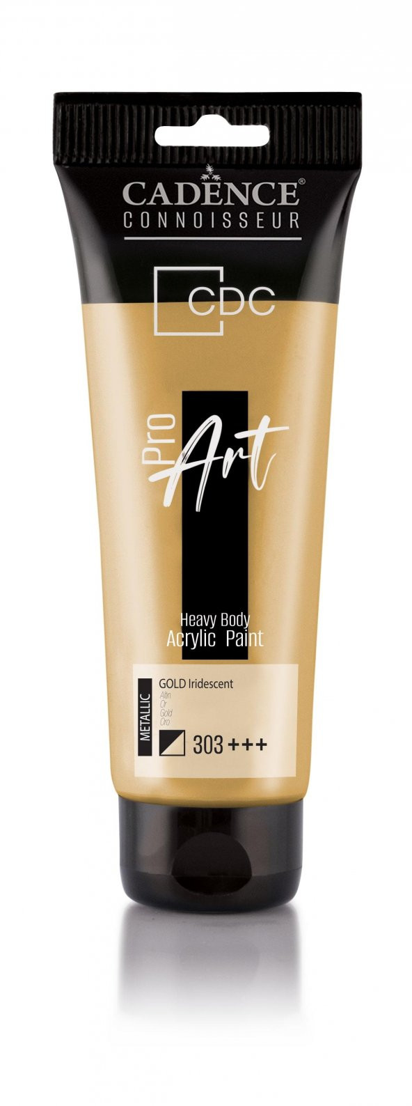 PROART HEAVY BODY  METALİK AKRİLİK BOYA PRM-303 ALTIN 120ML ürün görseli 1