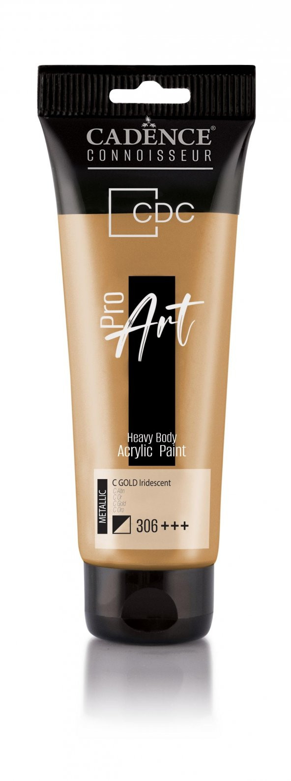 PROART HEAVY BODY METALİK  AKRİLİK BOYA PRM-306  C ALTIN 120ML ürün görseli 1